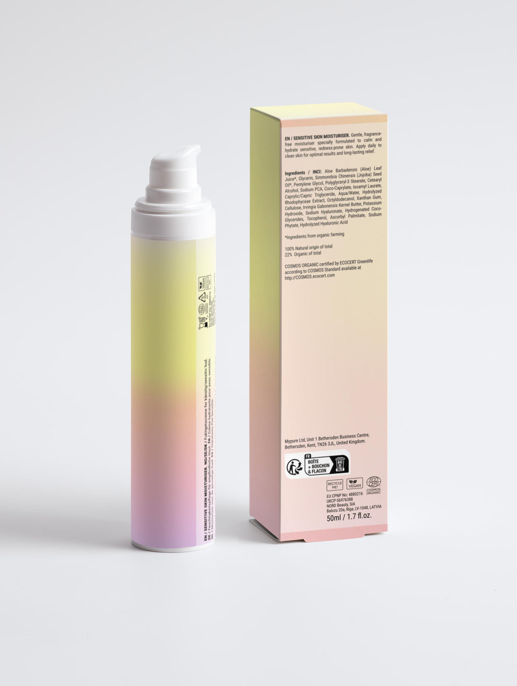 Sensitive Skin Moisturiser, Fragrance Free