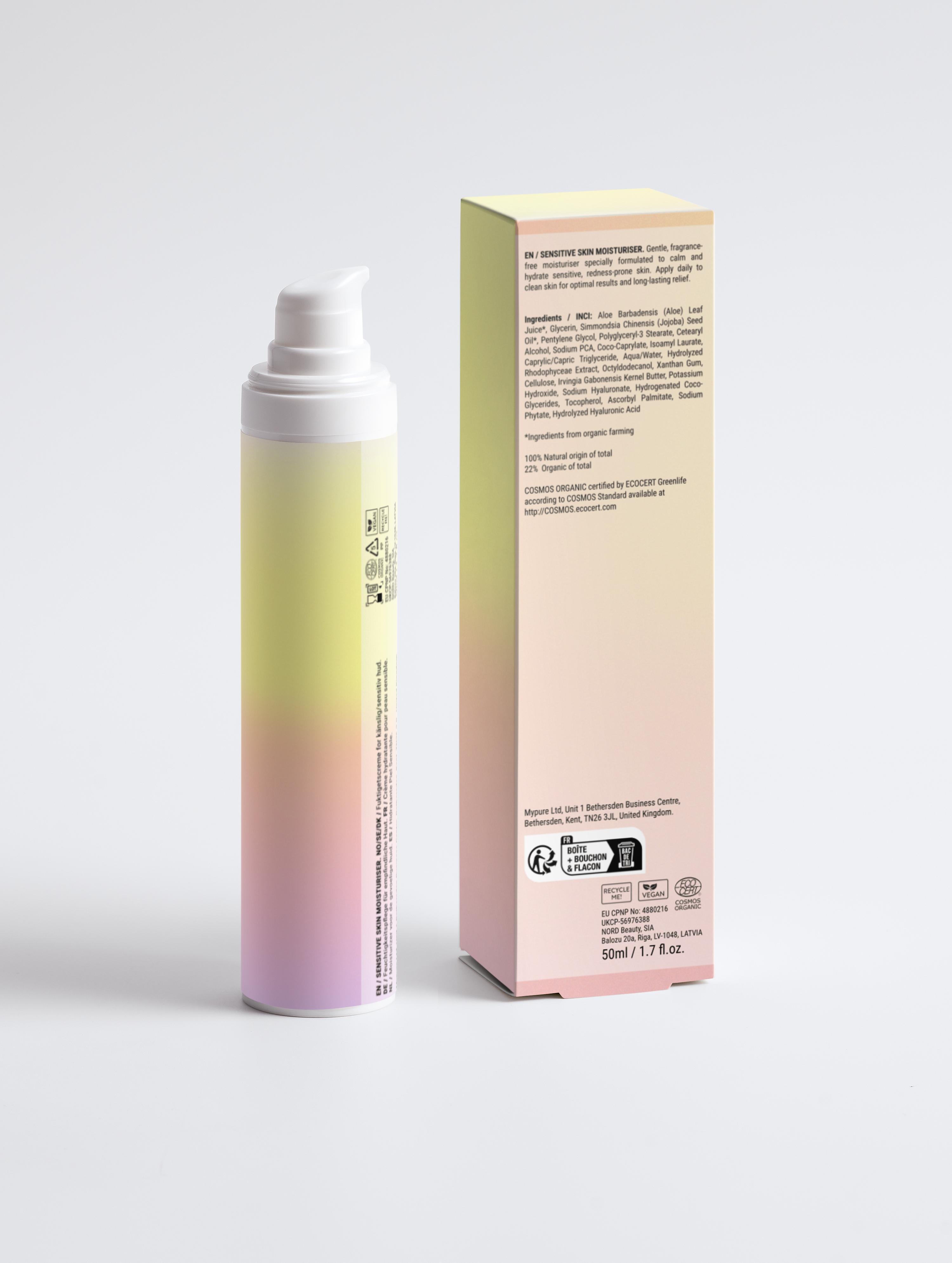 Sensitive Skin Moisturiser, Fragrance Free